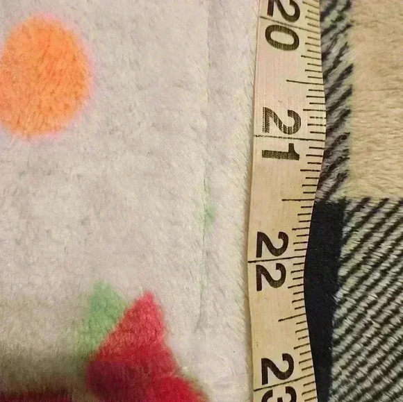 Unbranded Girls White With Cat Design Throughout Fuzzy Pajama Pants Size Large - Picture 7 of 8